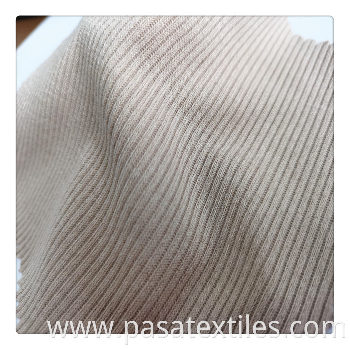 100% polyester ribbed knit fabric